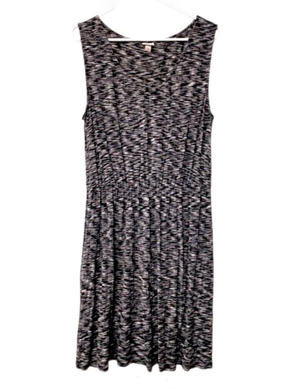 2XL Black & White Merona Sleeveless Jersey Dress